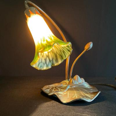 Art Nouveau - Style Lily Pad Lamp #II