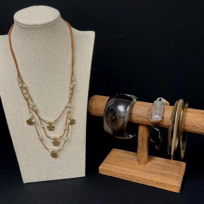 Shades Of Brown Costume Jewelry 