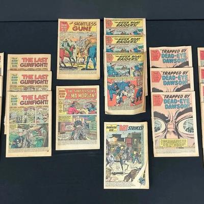 1972 & 1973 Stan Lee The Rawhide Kid Marvel Coverless Comic Books 