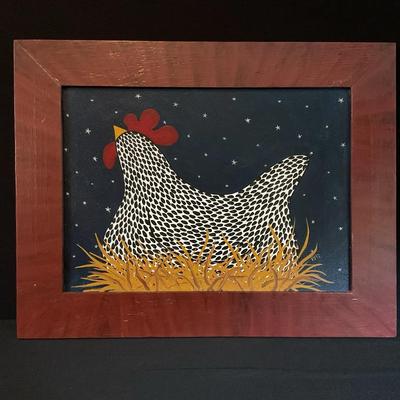 PJ Hornberger Chicken Painting