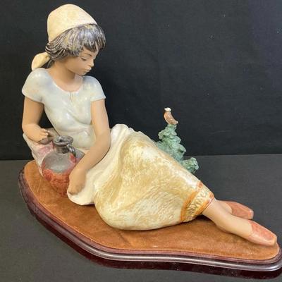 Lladro “Woman With Bird”