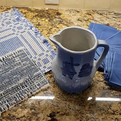 Dutch Pitcher, Placemats, Napkins