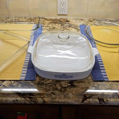 Pyrex Bakeware & Corning Casserole 