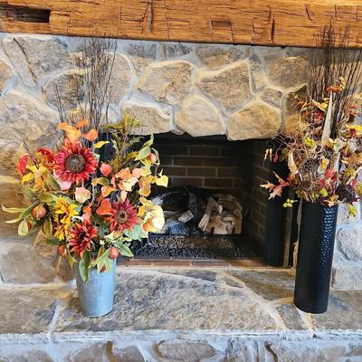 2 Beautiful Tall Flower Arrangements 