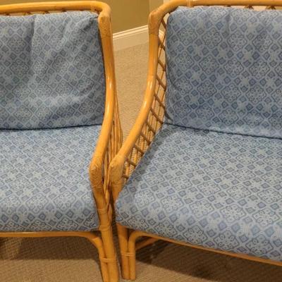 Set Of Rattan Chairs 