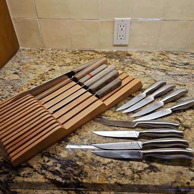 Chicago Cutlery And Knife Rack