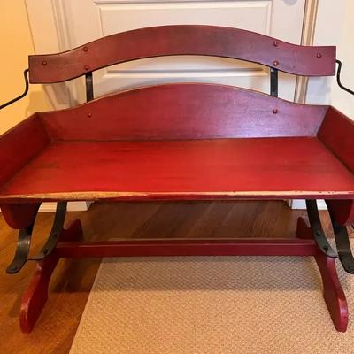 Buckboard Bench in Oak