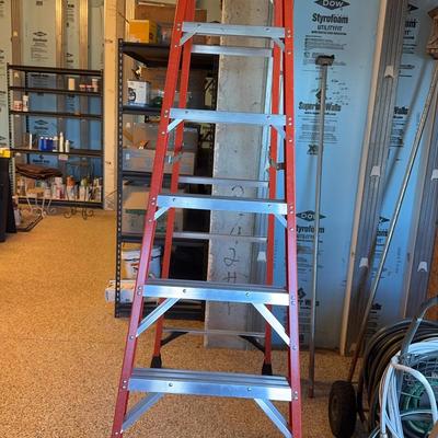 Werner 8 Ft Fiberglass Step Ladder