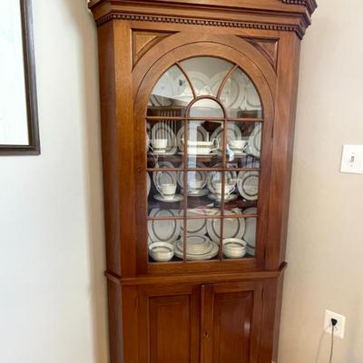 Sale Photo Thumbnail #7: Corner china cabinet