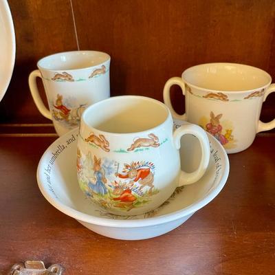 Sale Photo Thumbnail #85: Bunnykins baby dishes