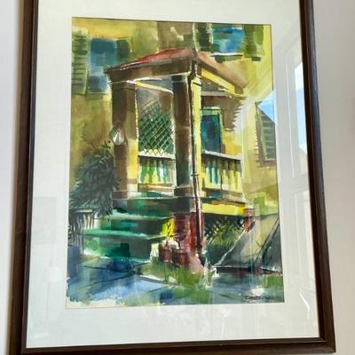Sale Photo Thumbnail #2: Original Charles Forbes watercolor painting