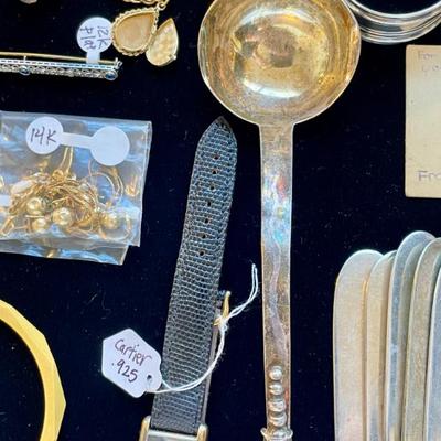 Sale Photo Thumbnail #38: Vintage Cartier sterling silver woman's wrist watch