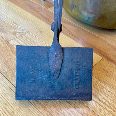 Sale Photo Thumbnail #62: Antique Chatham camp waffle iron