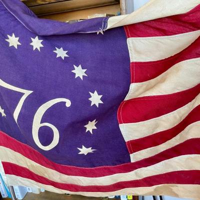 Sale Photo Thumbnail #66: Bulldog 3x5ft 1976 Bicentennial American flag