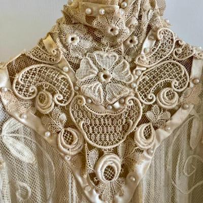 Sale Photo Thumbnail #164: Wedding gown detail (all hand sewn!!)