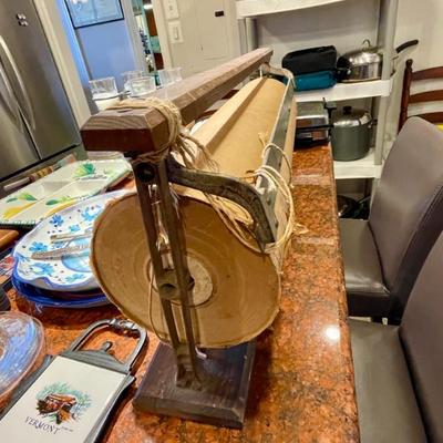 Sale Photo Thumbnail #120: Vintage butcher's paper cutter