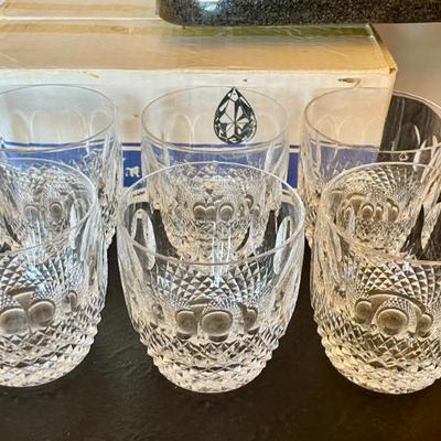 Sale Photo Thumbnail #103: Waterford "Colleen" crystal old fashioned whiskey glasses