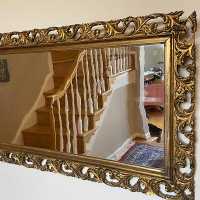 Sale Photo Thumbnail #104: Antique gild framed wall mirror