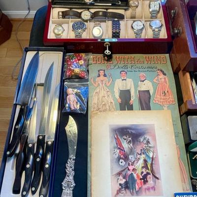 Sale Photo Thumbnail #18: Cutco knife set & original Gone With The Wind 1939 film program