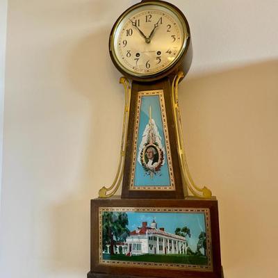 Sale Photo Thumbnail #89: Vintage Seth Thomas banjo clock