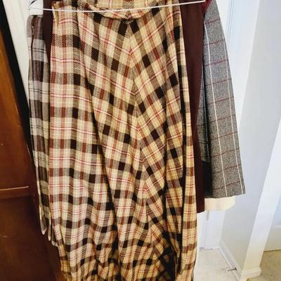 XS To Med Wool and Wool Blend Vintage Clothing 10 Pc Lot