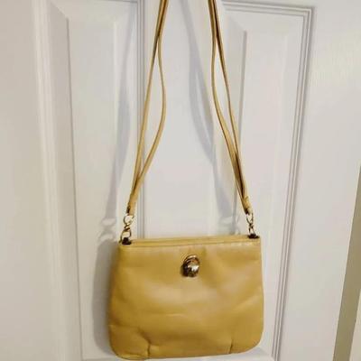 Ruth Saltz Beige Cougar Purse Vintage Bag
