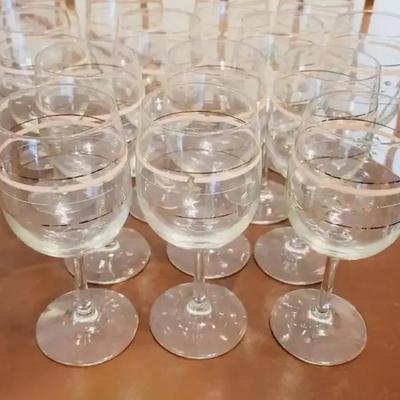 Lenox Rose Manor Pink 10 oz Stemware Wine Glass X 14