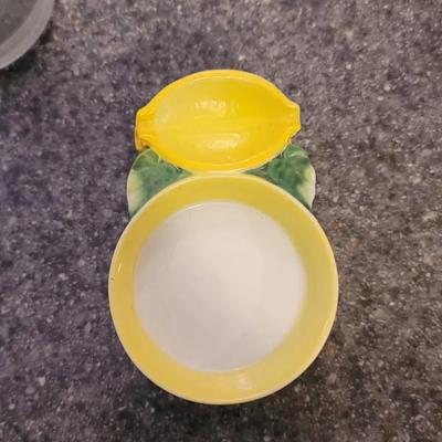 Georges Briard Dining Vintage MCM Lemon Tree Butter Dipping Dishes X4