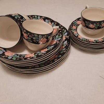 Sango Victoria's Garden 5 Pc Service for 4 China Dish Set