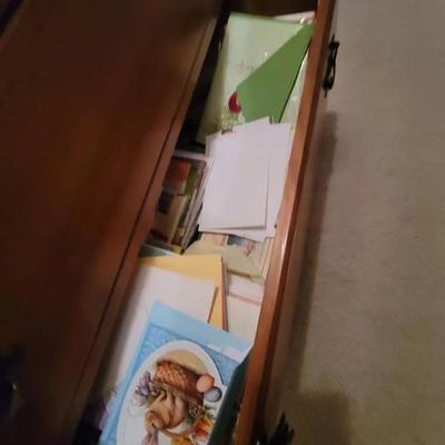 Huge Drawer Lot of Cards And Stationary 