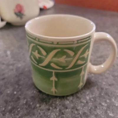 Sango China Camille Coffee Mugs X7 