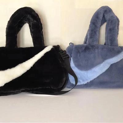 Nike Faux Fur Handbags, Pair