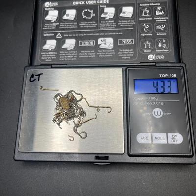 Gold Jewelry Scrap 4.35g