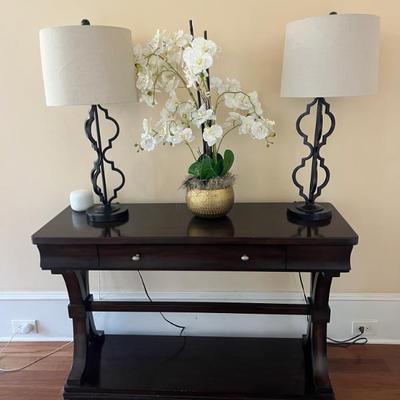 Sale Photo Thumbnail #148: $135 Lane sofa table 30”H 48”W 18”depth