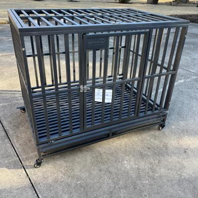 Sale Photo Thumbnail #12: $85 large dog crate, just put together, never used