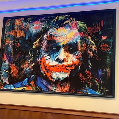 Sale Photo Thumbnail #130: $135 Joker 48"H 72"W 