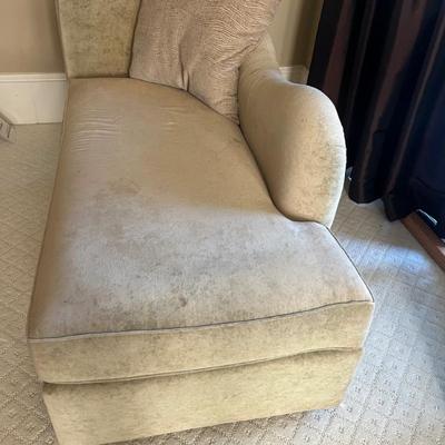 Sale Photo Thumbnail #117: $125 chaise 33”H 64”x 30”