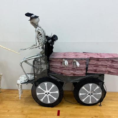 Sale Photo Thumbnail #103: $60 skeleton and cart 