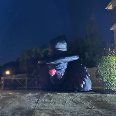 Sale Photo Thumbnail #16: This is what the inflatable looks like next to the house -it is 2 stories tall 