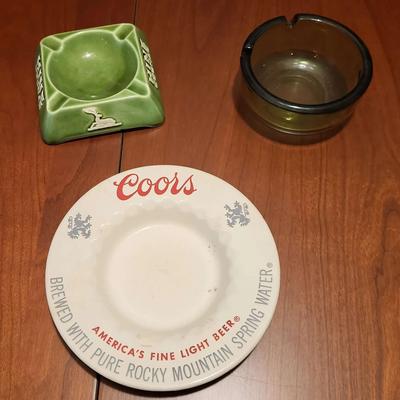 3 Collectible Ashtrays