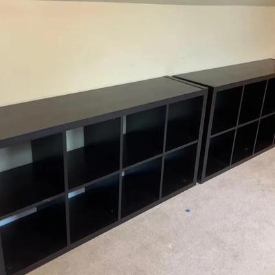 Four 8-Cube Shelves - B