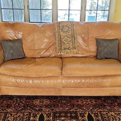 Light Brown Leather Couch