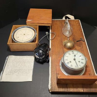 Weatherglass 1690, Compass Corrector & Vtg Cosair Compass