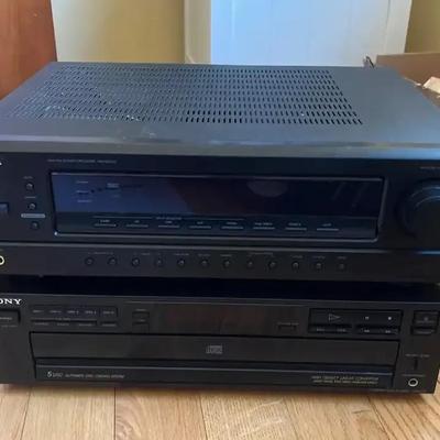 Insignia Receiver & Sony CD Player