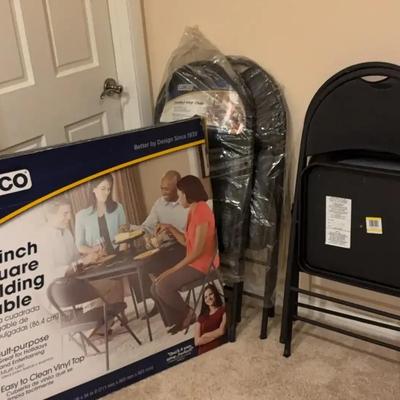 Card Tables &  4 Chairs