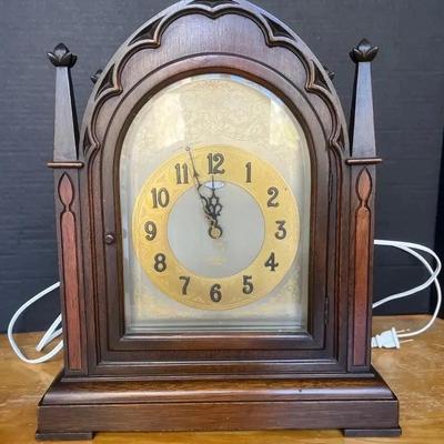Revere Wood Mantle Clock & Statue Of Liberty Centennial Wall Clock