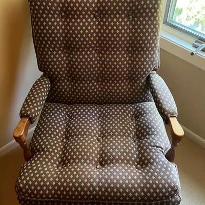 Vintage Upholstered Side Chair