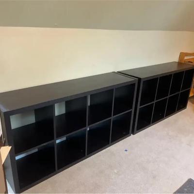 Four 8-Cube Shelves - A