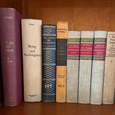 9 Philosophy Books, Some From 1930s