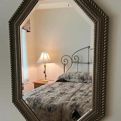 Metal King Headboard & Mirror